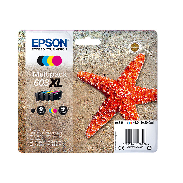 Epson Multipack Ink Nr.603XL T03A6 1x4