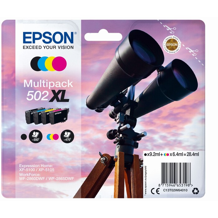 Epson Multipack Ink Nr.502XL 1x4