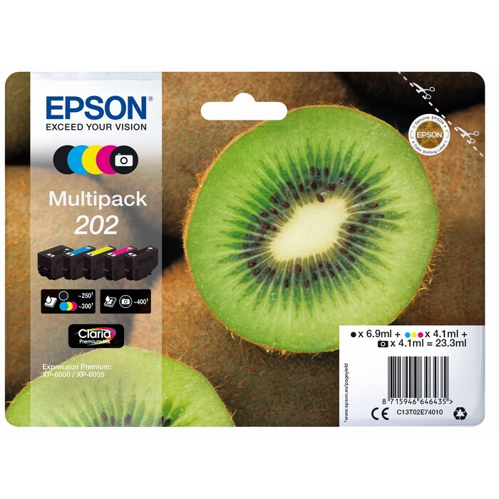 Epson Clara Premium Ink Multipack Nr.202 1x5