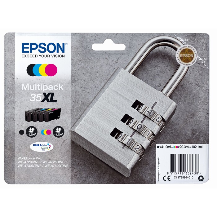 Epson DuraBrite Ultra Ink Multipack Nr.35XL 1x4