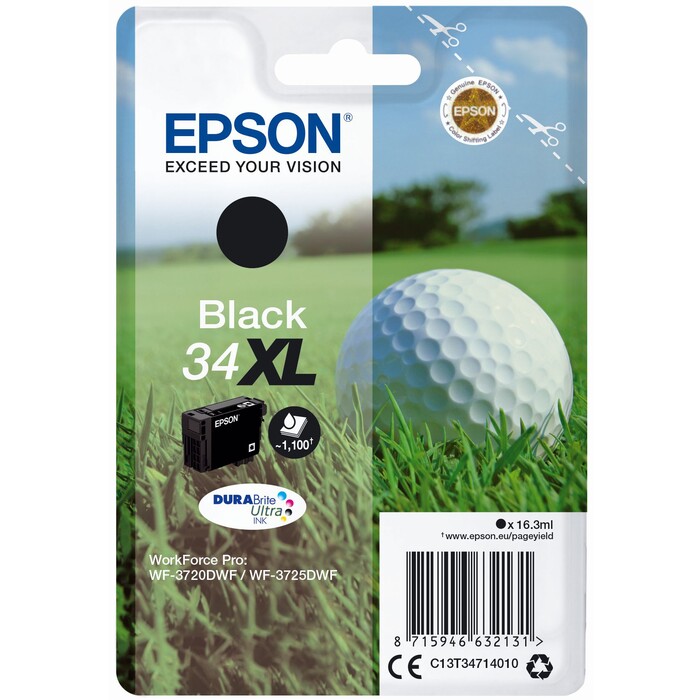 Epson DuraBrite Ultra Ink Nr.34XL black
