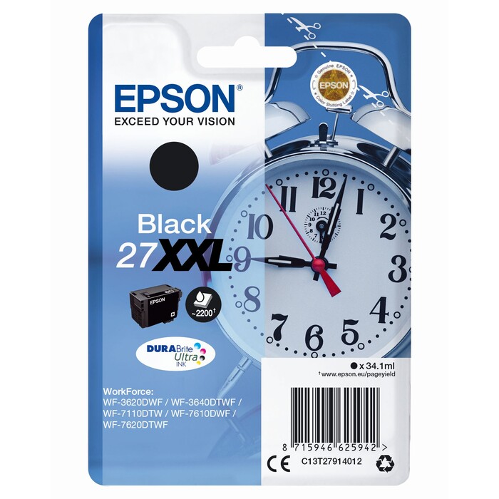 Epson DuraBrite Ultra Ink Nr.27XXL black