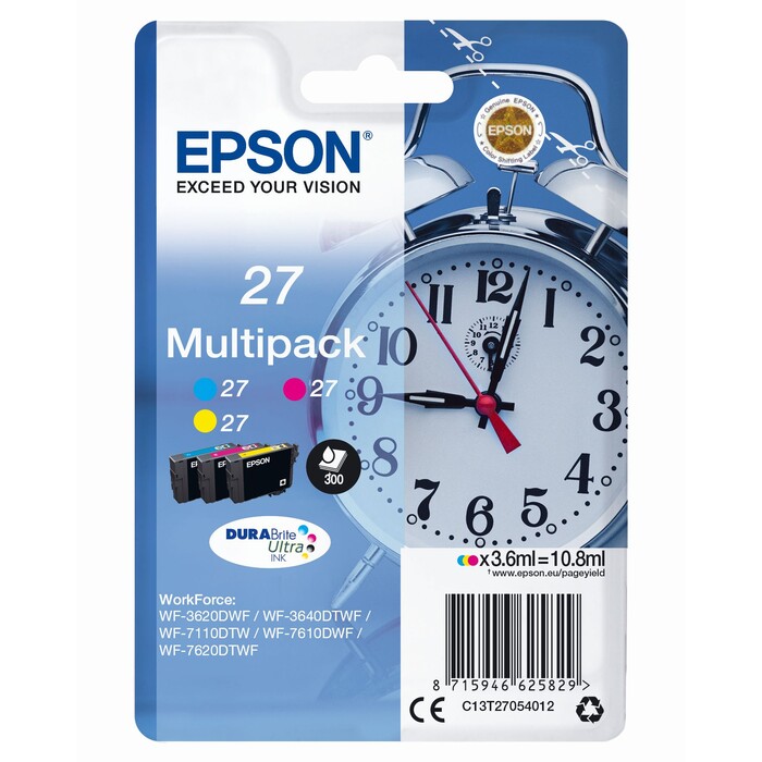 Epson DuraBrite Ultra Ink Multipack Nr.27 1x3