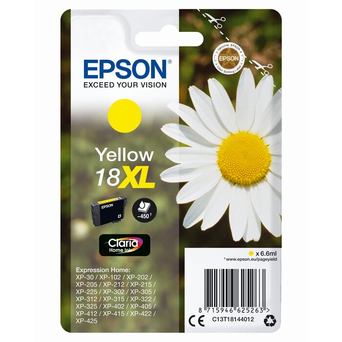 Epson Claria Home Ink Nr.18XL yell.