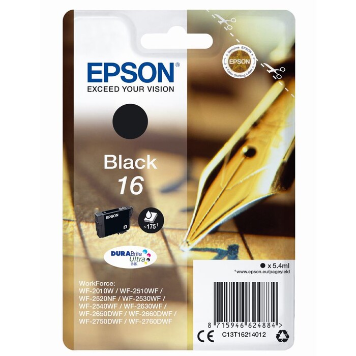 Epson DuraBrite Ultra Ink Nr.16 black