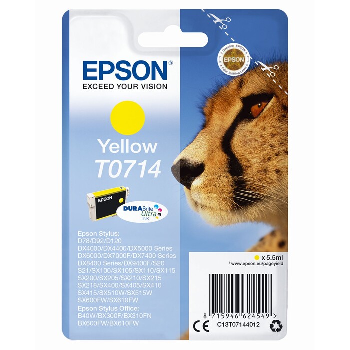 Epson Ink yell. T0714