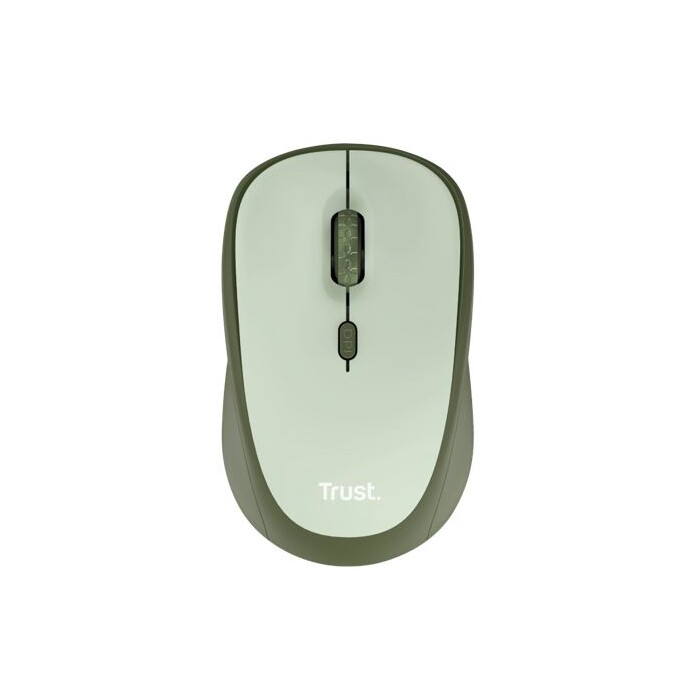 TRUST Kabellose Maus Yvi+ Silent Eco grün