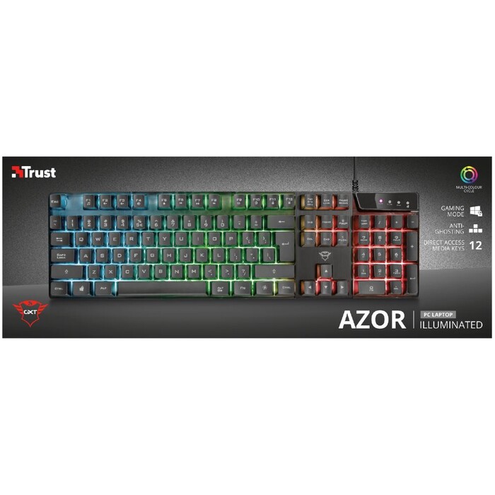 Trust GXT835 AZOR Illuminated Gaming Keyboard