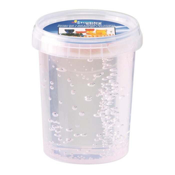 Kerzen-Gel mit Docht 400 g transparent