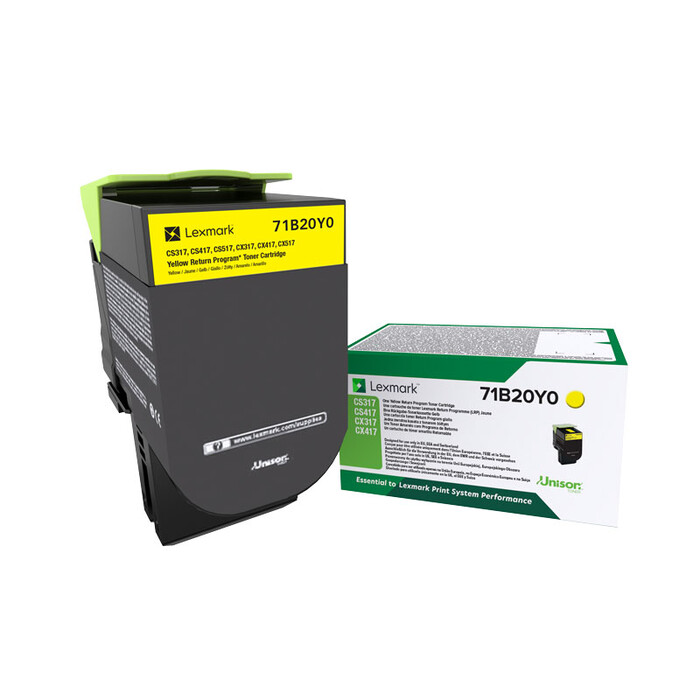 Lexmark SMB Cartridge Return CS|CX 317|417|517 yell. 2,3K