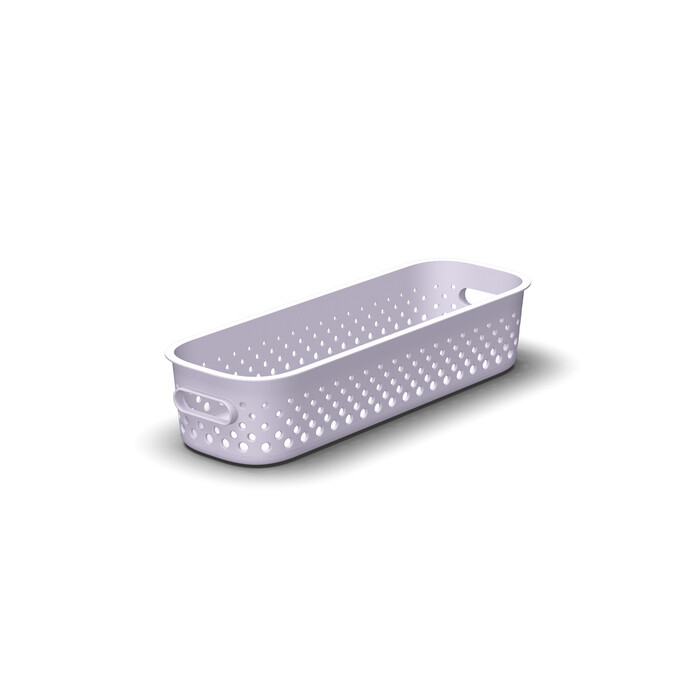 SMARTSTORE Aufbewahrungsbox Essence Slim 9,5 x 29 x 6,5 cm lavender