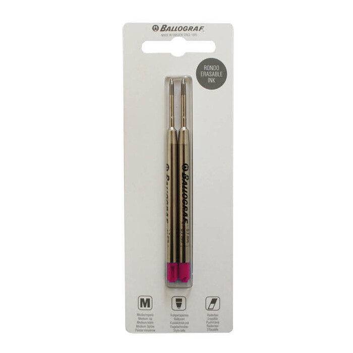 Ballograf radierbare Kugelschreibermine Rondo Erase, pink