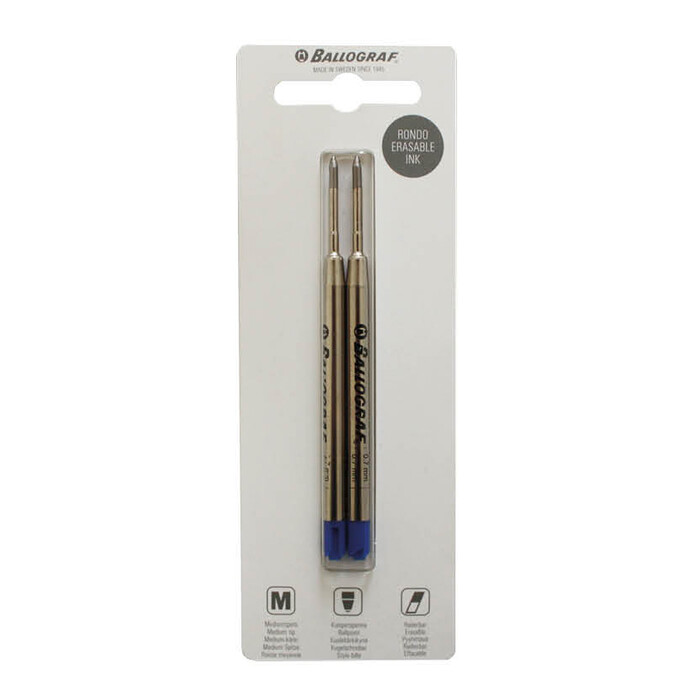 Ballograf radierbare Kugelschreibermine Rondo Erase, blau
