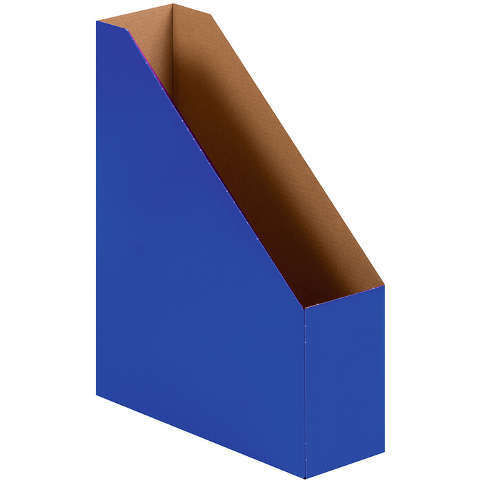 Stehsammler aus Karton A4 7 cm blau
