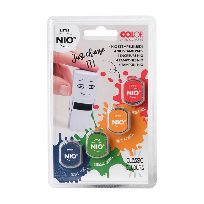 COLOP Little Nio Stempelkissen Classic 4er-Set