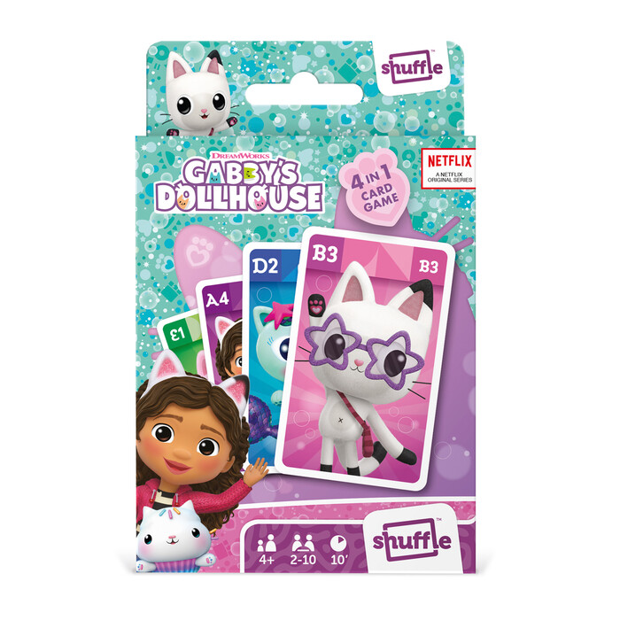 SHUFFLE Gabby's Dollhouse 4-in-1 Quartett