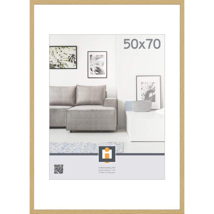 INTERTRADING Bilderrahmen Madrid Natur 50 x 70 cm natur