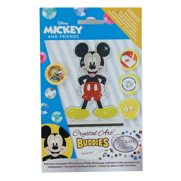 CRYSTAL ART Buddies Mickey Maus