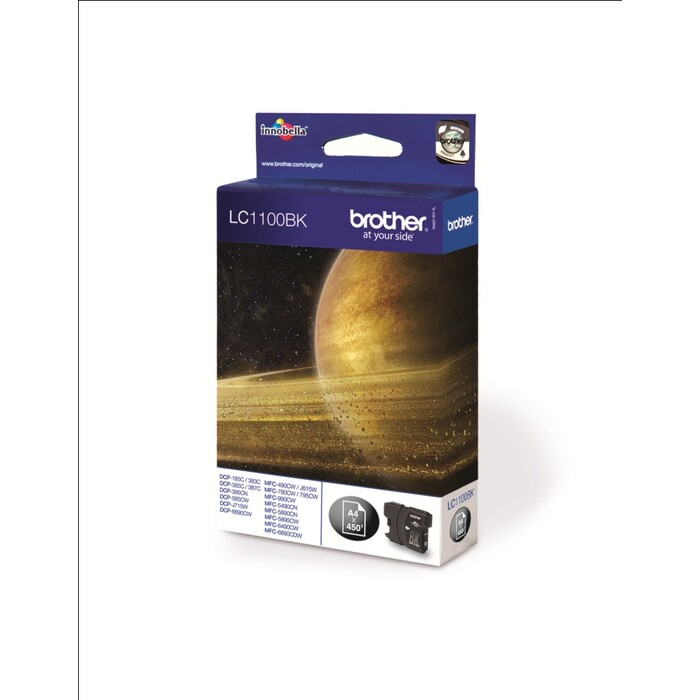 Brother Tinte black 450 Seiten BRO LC1100BK