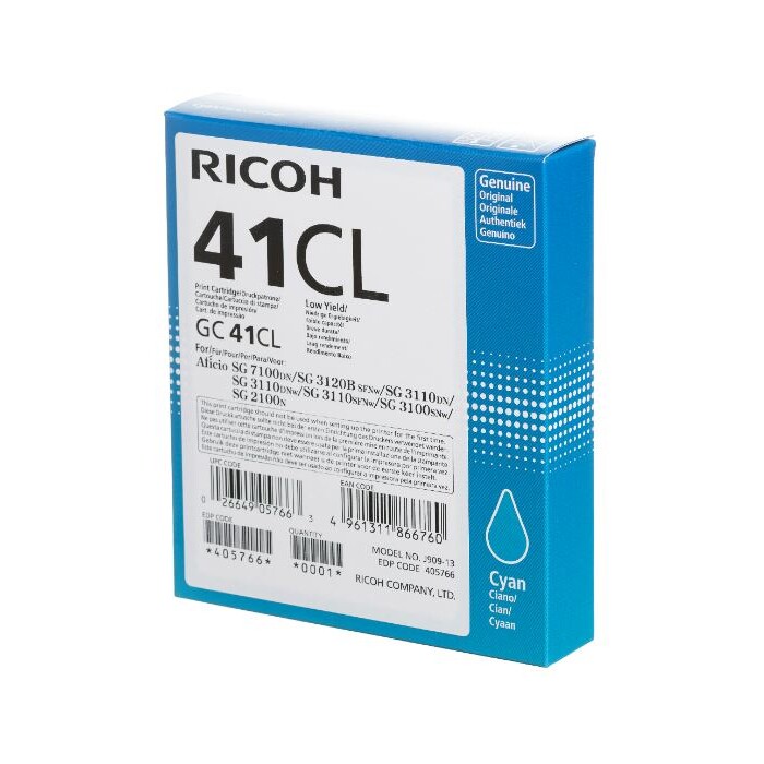Ricoh Tinte (Gel) cyan 600 Seiten