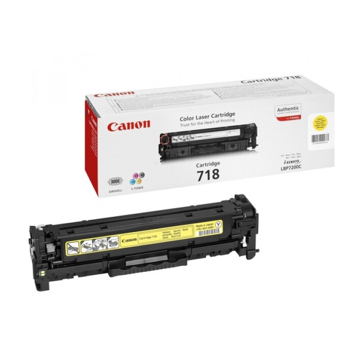 Canon Cartridge EP-718 yell. 2,9K