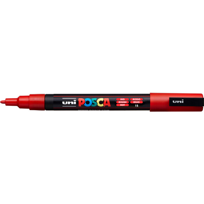 Marker Uni Posca PC-3M rot