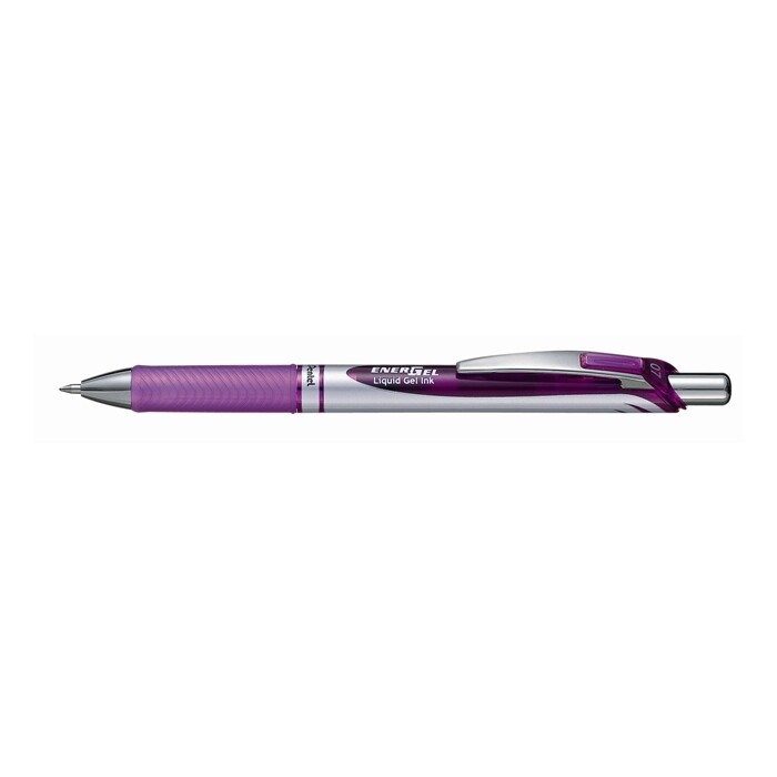 Pentel Geltintenroller m. Druckmechanik - BL77, 0.7mm, violett