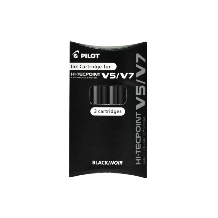 PILOT Nachfüllmine Hi-Tecpoint V5/V7 Cartridge System 3 Stk. schwarz