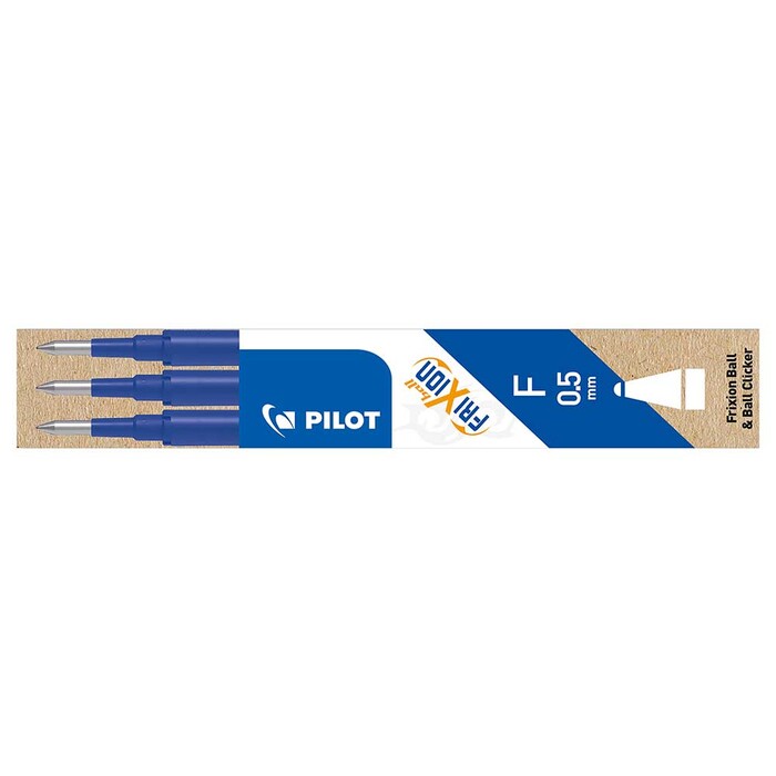 Pilot Minen - FriXion Ball Clicker, 0.5mm, 3 Stück, blau