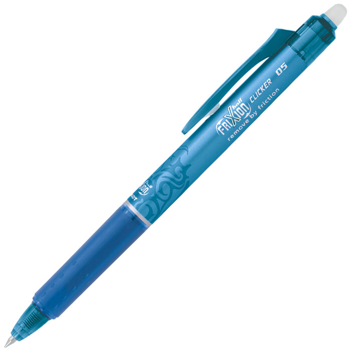 Pilot Tintenroller - FriXion Ball Clicker, 0.5mm, hellblau