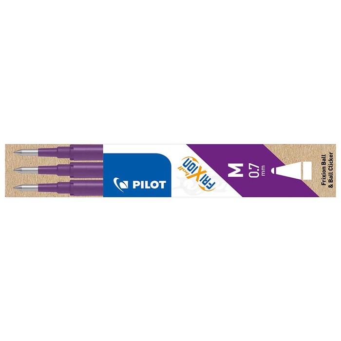 PILOT Minen FriXion Ball 0.7 mm 3 Stück violett