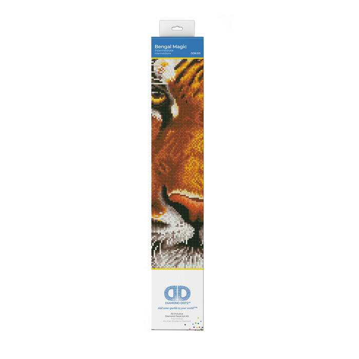 DIAMOND DOTZ Schmuckstein-Bild Bengal Magic 42 x 36 cm bunt