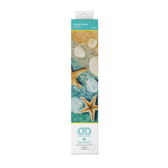 DIAMOND DOTZ Schmuckstein-Bild Crystal shore 28 x 41 cm bunt