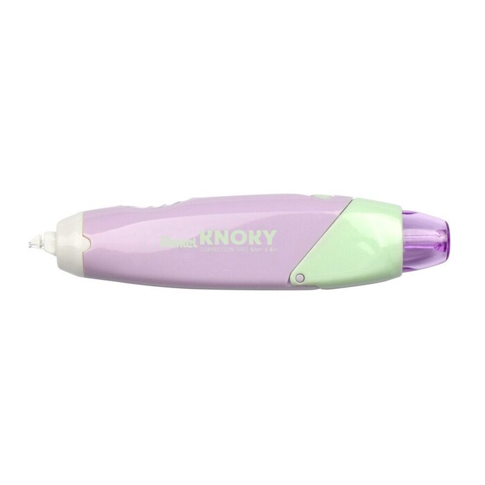PENTEL Korrekturroller Knoky 6 m x 5 mm lila/türkis