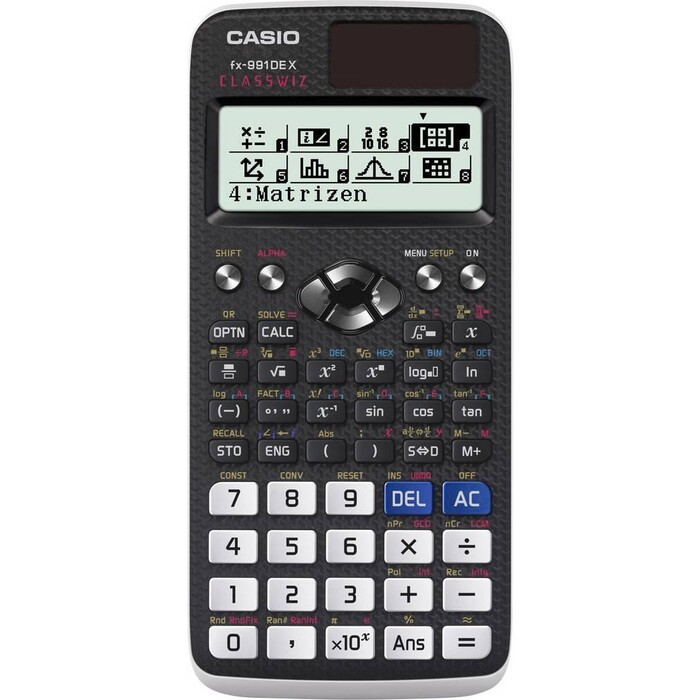 CASIO Taschenrechner FX-991DEX schwarz
