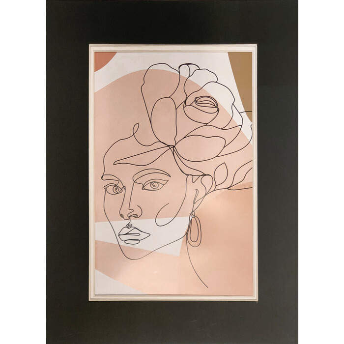 Passepartout Duo 30 x 40 cm schwarz/weiß