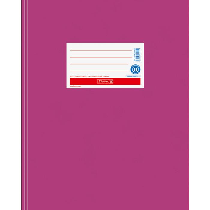 BRUNNEN Heftschoner aus Papier Quart pink