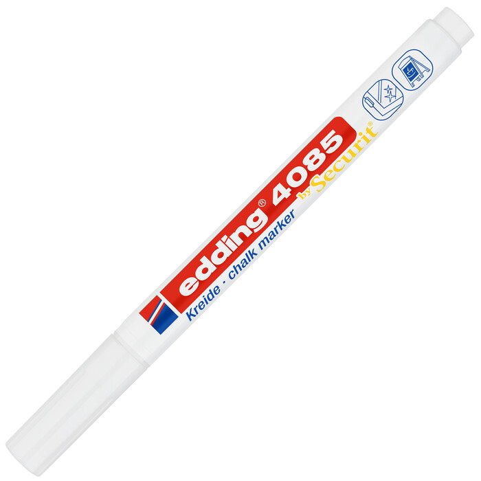 EDDING Kreidemarker 4085 Rundspitze 1-2 mm weiß