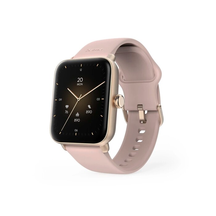 HAMA Smartwatch 5000 wasserdicht mit Schlafanalyse 1,65" roségold