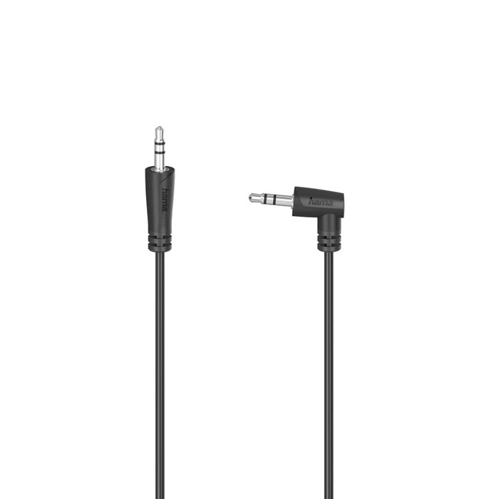 HAMA AUX-Kabel 3,5 mm Stecker auf 3,5 mm Stecker 1,5 m schwarz