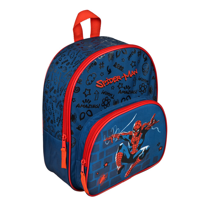 Kinderrucksack Spiderman blau/rot