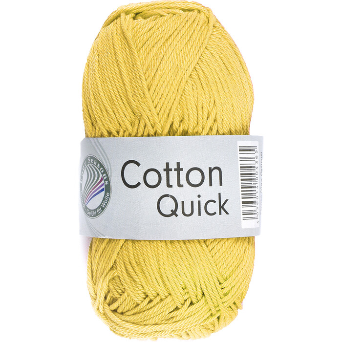 GRÜNDL Strickgarn Cotton Quick 50 g gelb
