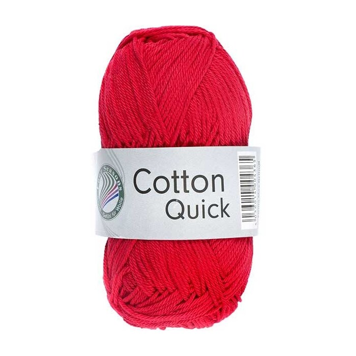 GRÜNDL Strickgarn Cotton Quick 50 g rot