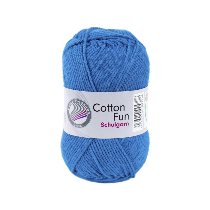 Schulgarn - Cotton Fun, 50g, royalblau