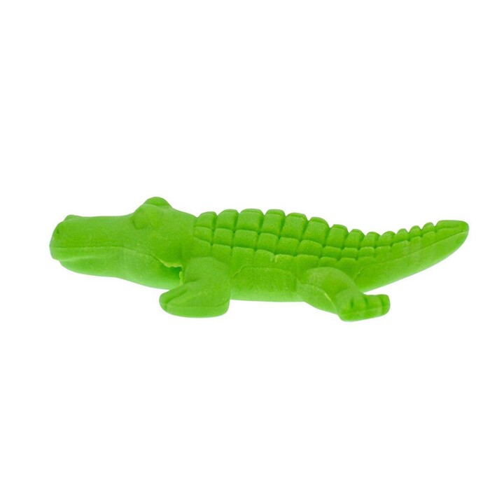 Radierer Krokodil grün