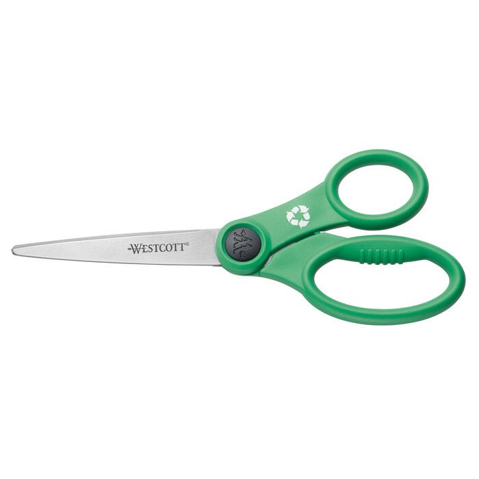 WESTSCOTT Schere KleenEarth 21 cm grün