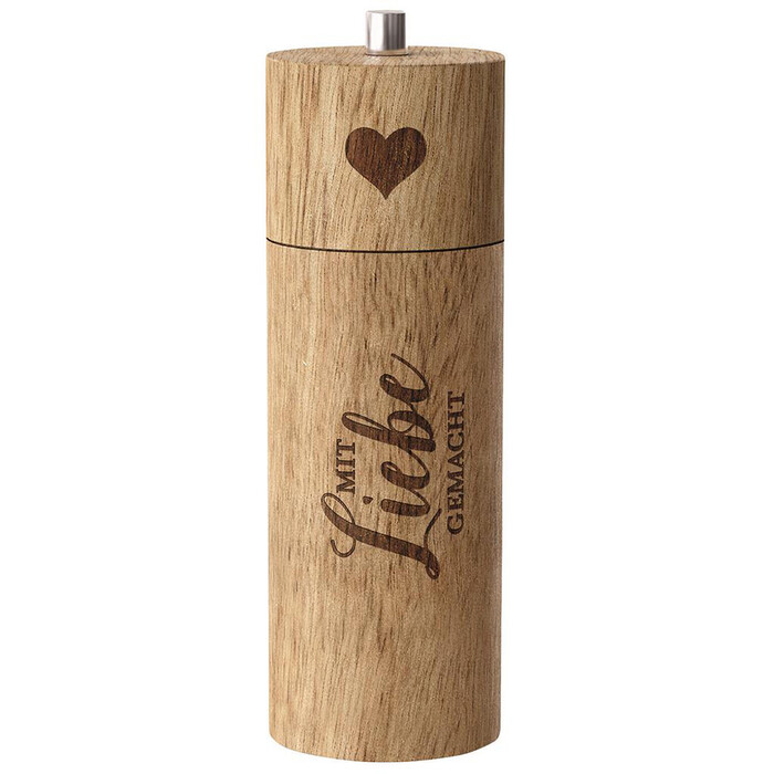 LAVIDA Pfeffermühle Mit Liebe gemacht braun