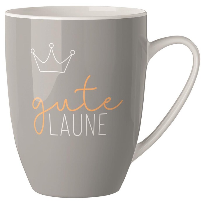 Tasse Gute Laune 250 ml grau