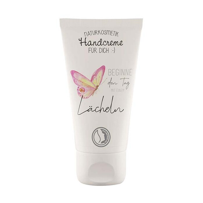 Handcreme Beginne den Tag mit einem Lächeln 30 ml weiß