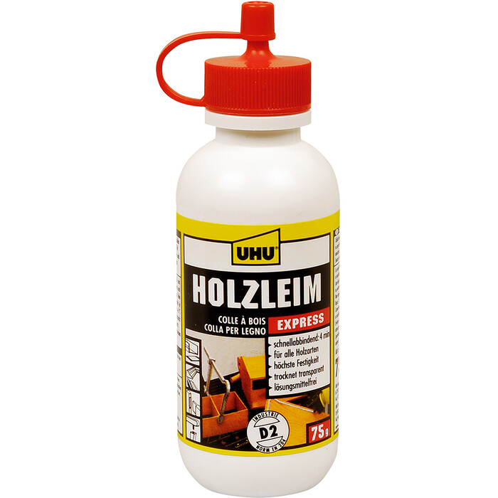 UHU Holzleim Express (ohne Lösungsmittel), 75g